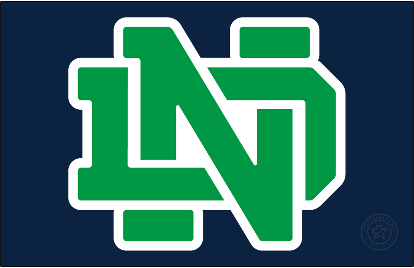 Notre Dame Fighting Irish 2006-2015 Alt on Dark Logo v3 iron on transfers for T-shirts